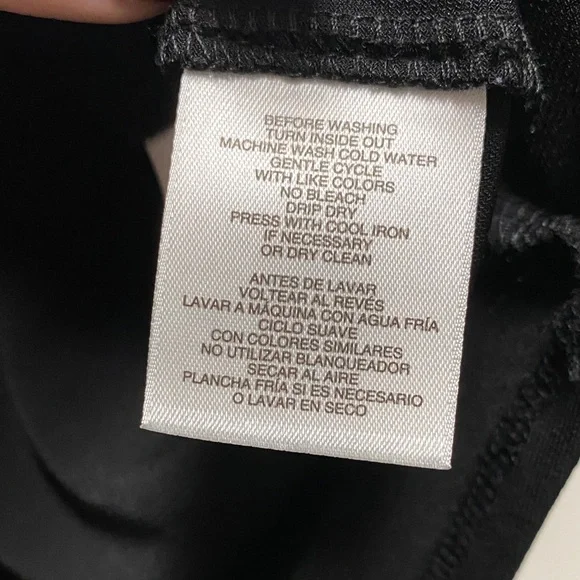 Anne Klein Plus Black Blouse with Gold Button Detail - Picture 3 of 5